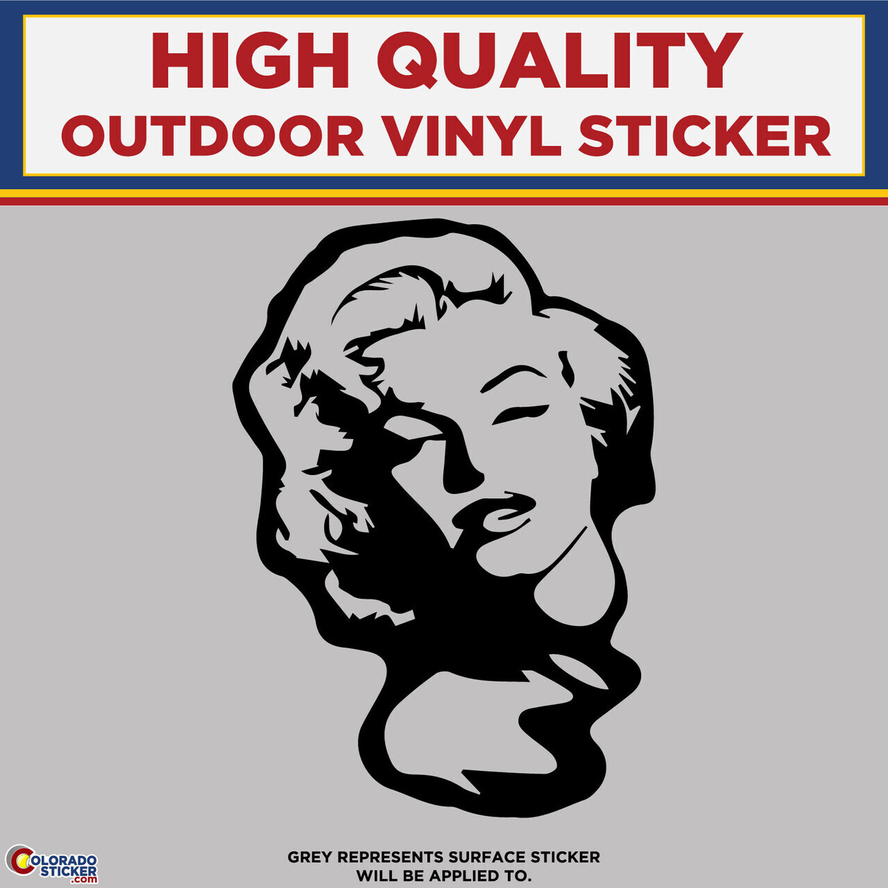Marilyn Monroe, Die Cut High Quality Vinyl Stickers