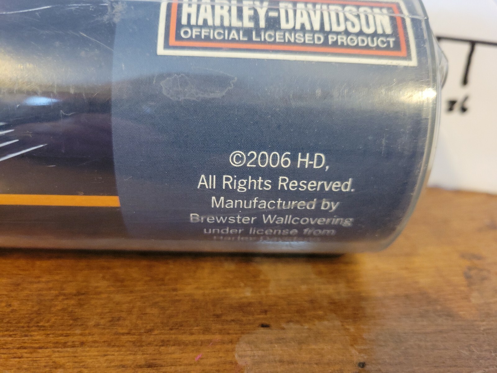 2006 6' x 9' Harley-Davidson Motorcycle Box Car Giant Wall Mural NIP