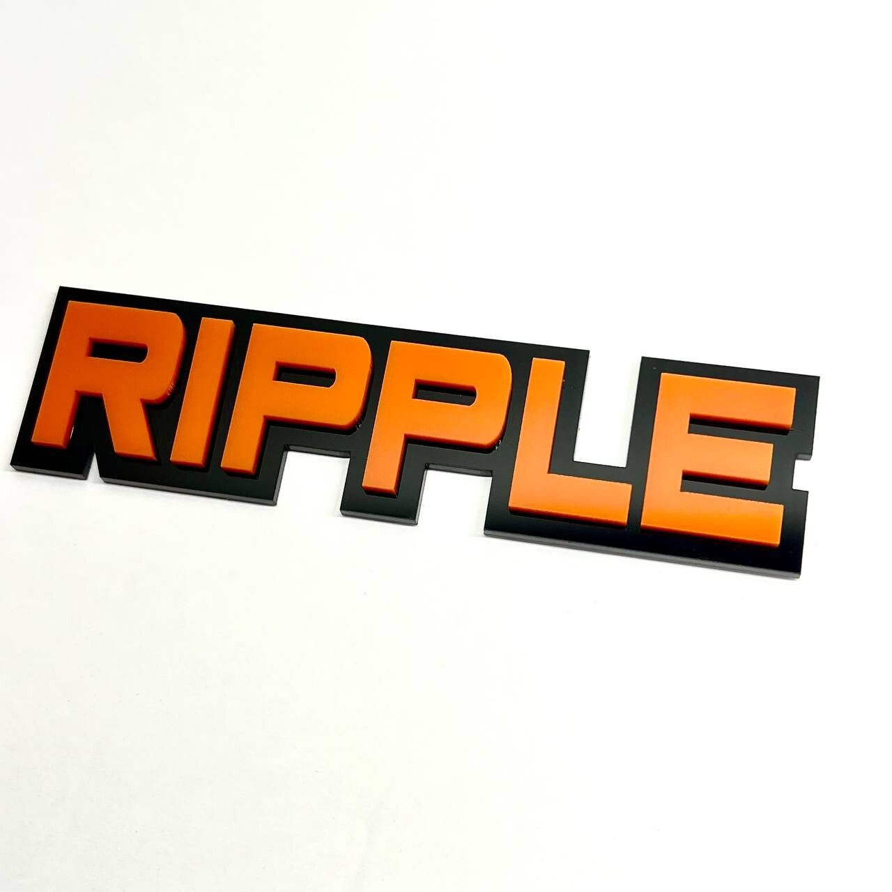 Customized Car Acrylic Emblem Badge MULTI COLOR Custom Text Names