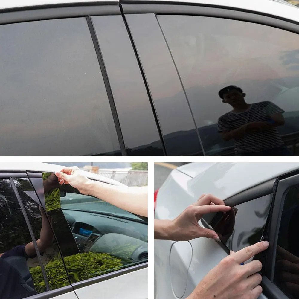 Aftermarket Gloss Black Pillar Post Trim Cover – Dodge Ram 1500 2500 3500 (2009–