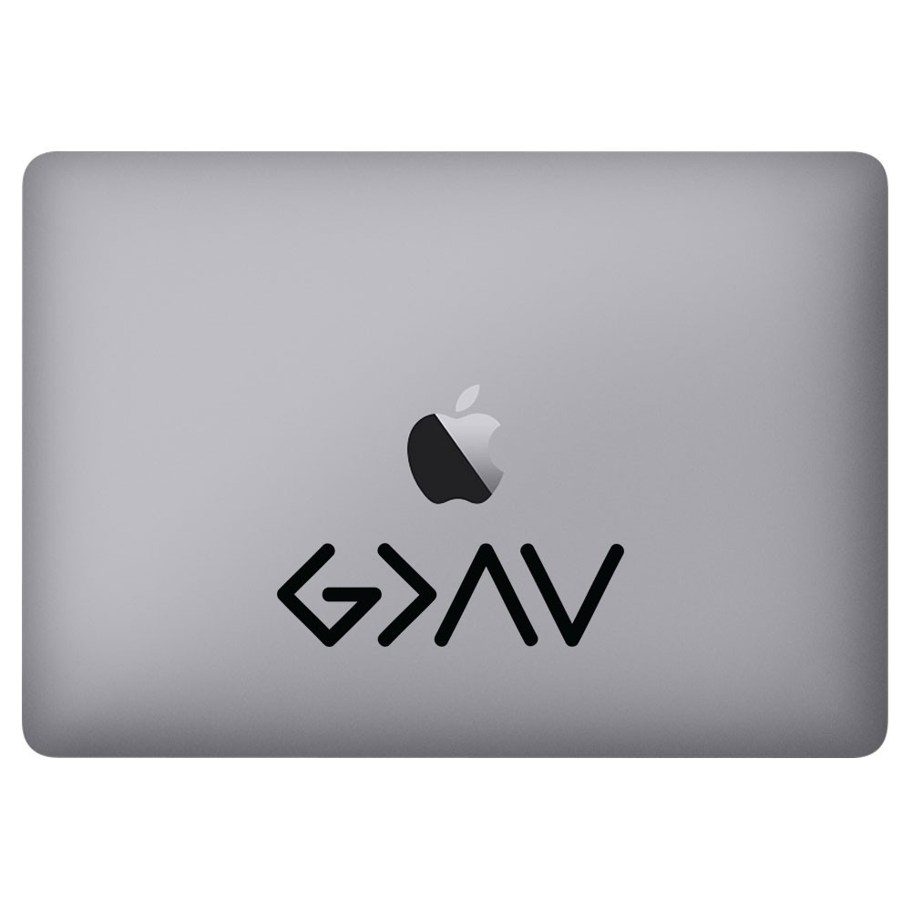 God is Greater than Highs and Lows Vinyl Die Cut Decal Sticker Christian Faith