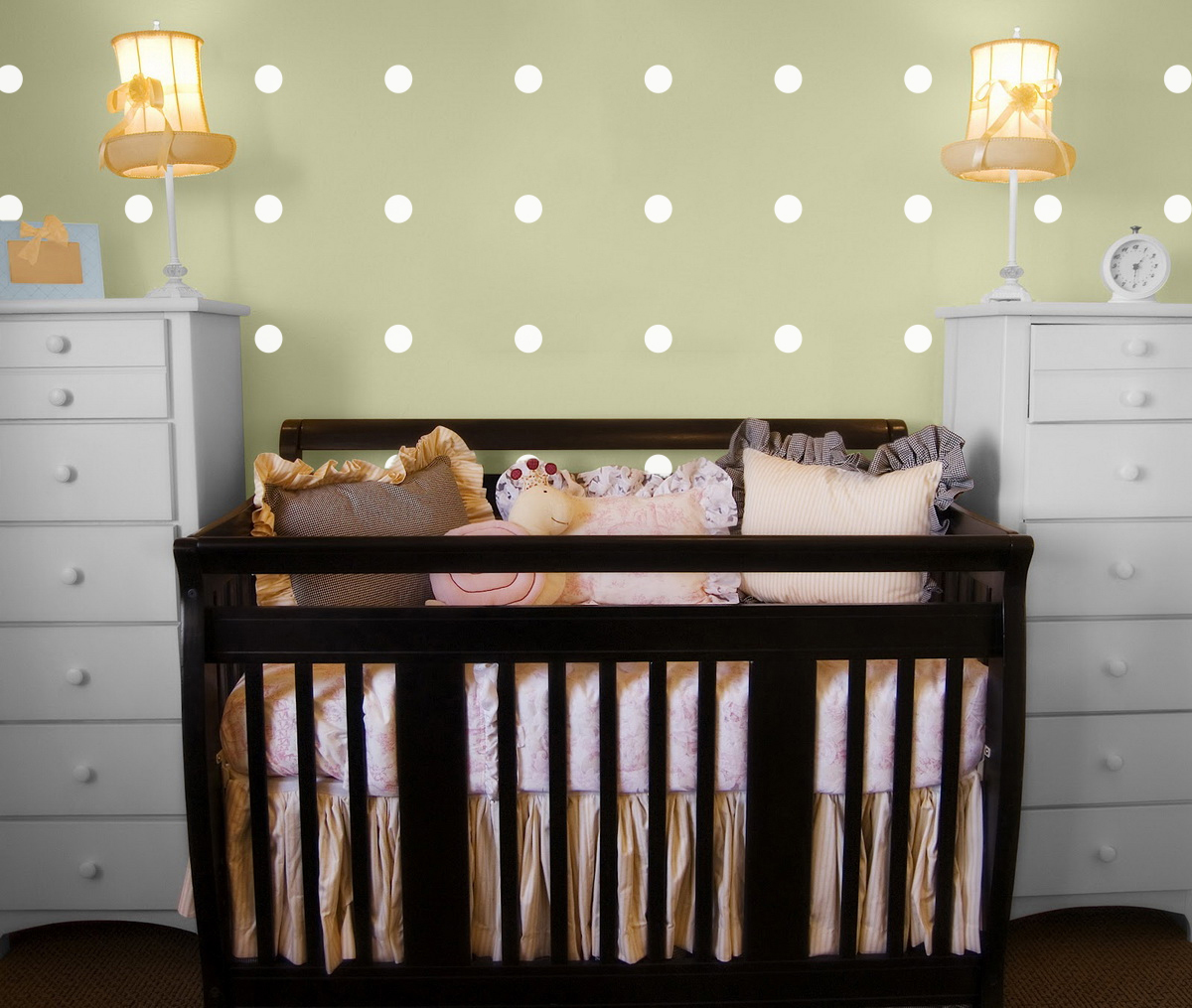 Polka Dot Wall Stickers Removable Decal Pattern Spots Circle Nursery Decor