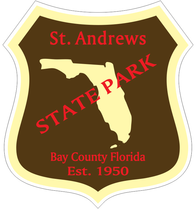 St. Andrews Florida State Park Sticker R6789 YOU CHOOSE SIZE