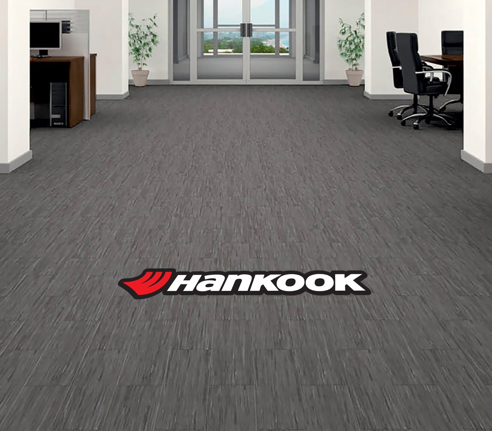 Hankook Tires Company logo Floor Vinyl Decal Sticker 5"-52" carpet concrete
