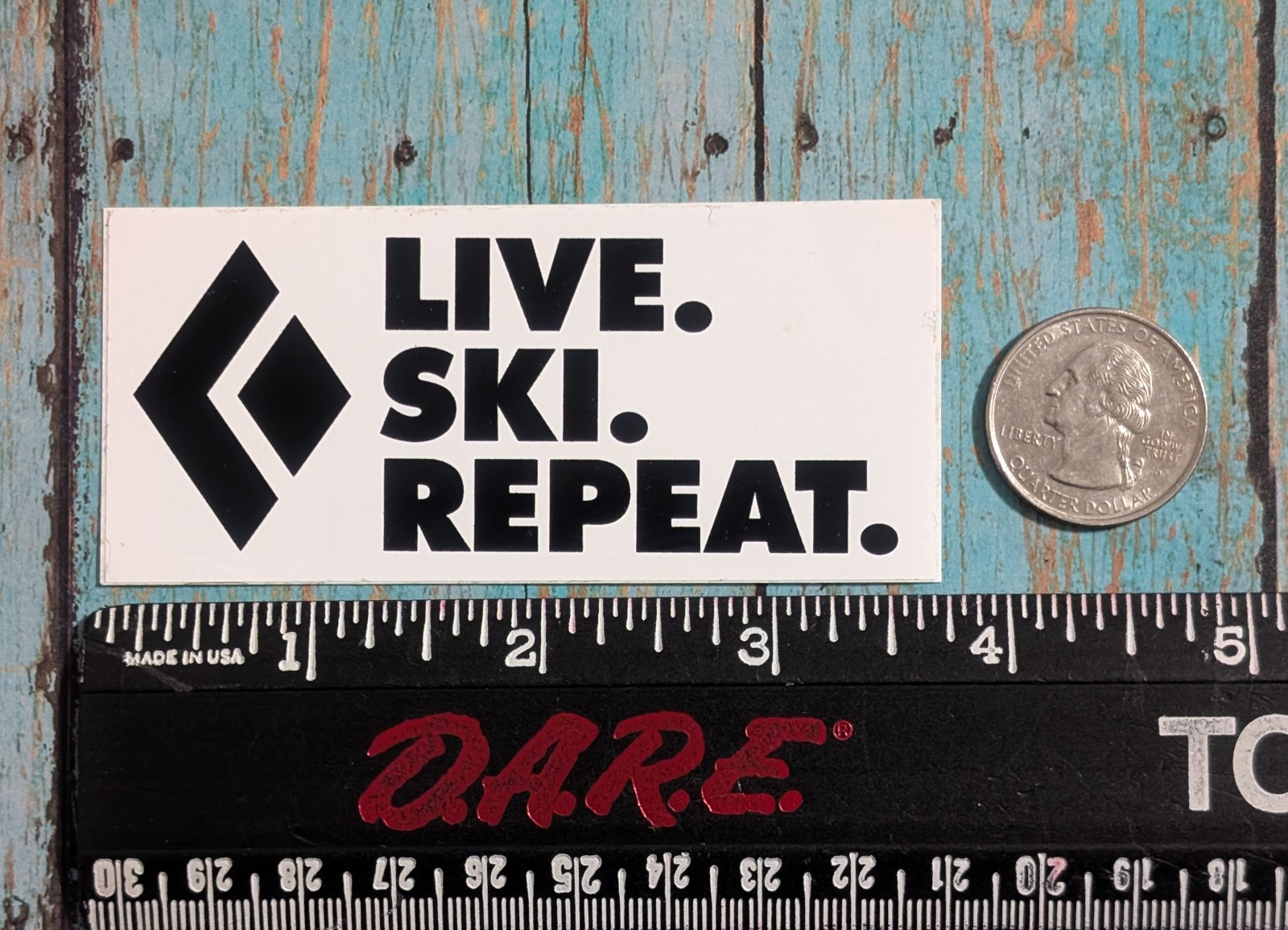 Black Diamond Live. Ski. Repeat. Sticker – Mountain Hiking Climbing Skiing Gear