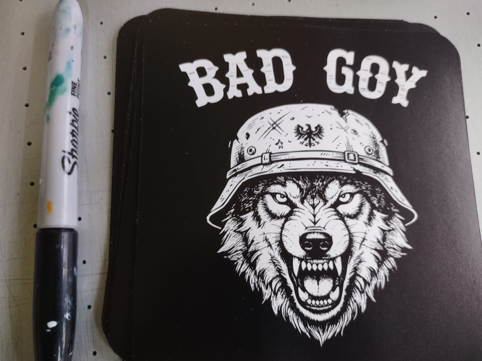 BAD GOY Assorted Stickers – Wolf, Skull, Bear, Eagle
