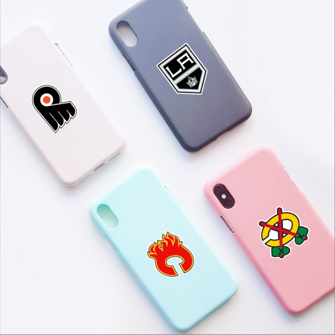 50 Pcs Stickers Hockey NHL Teams LOGO Fridge Luggage Skateboard Car Laptop Vinyl