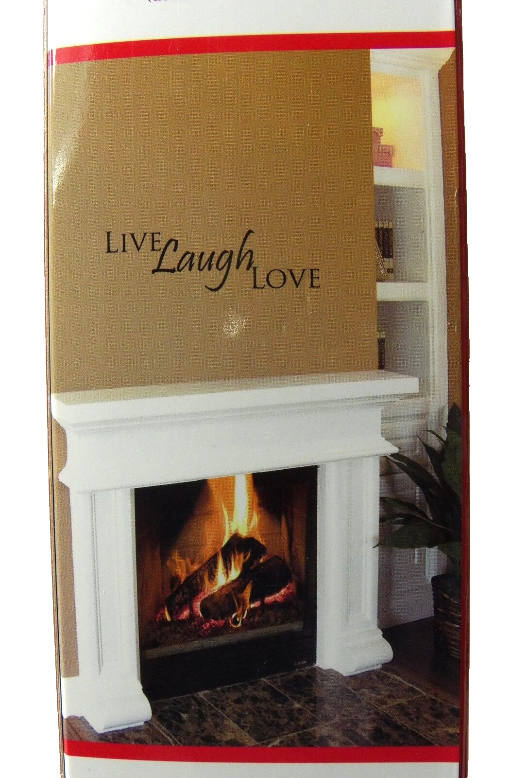 Live Laugh Love Vinyl Wall Art Decor Decal Black DIY Easy Removable 2010 NIB