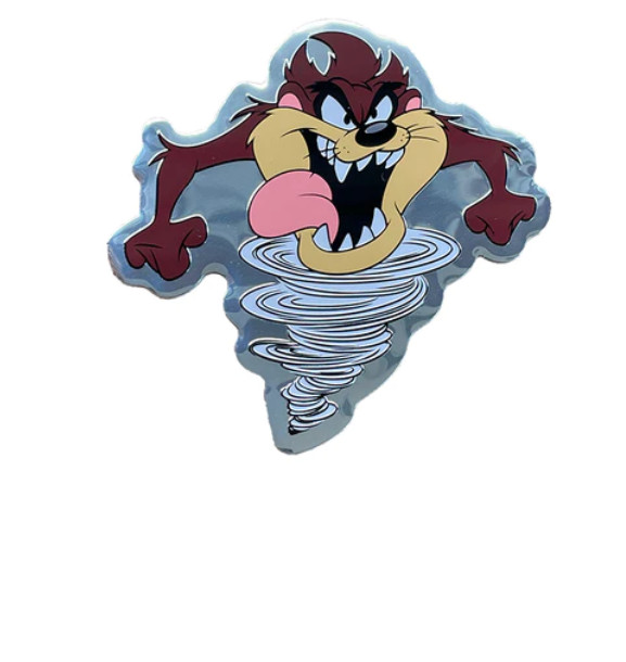 TAZ – METALLIC STICKER – BRAND NEW 0026-M
