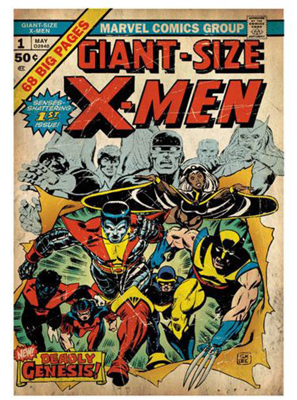Fathead Giant-Sized X-Men #1 Marvel Comics Heroes Wall Decor New 96-96026