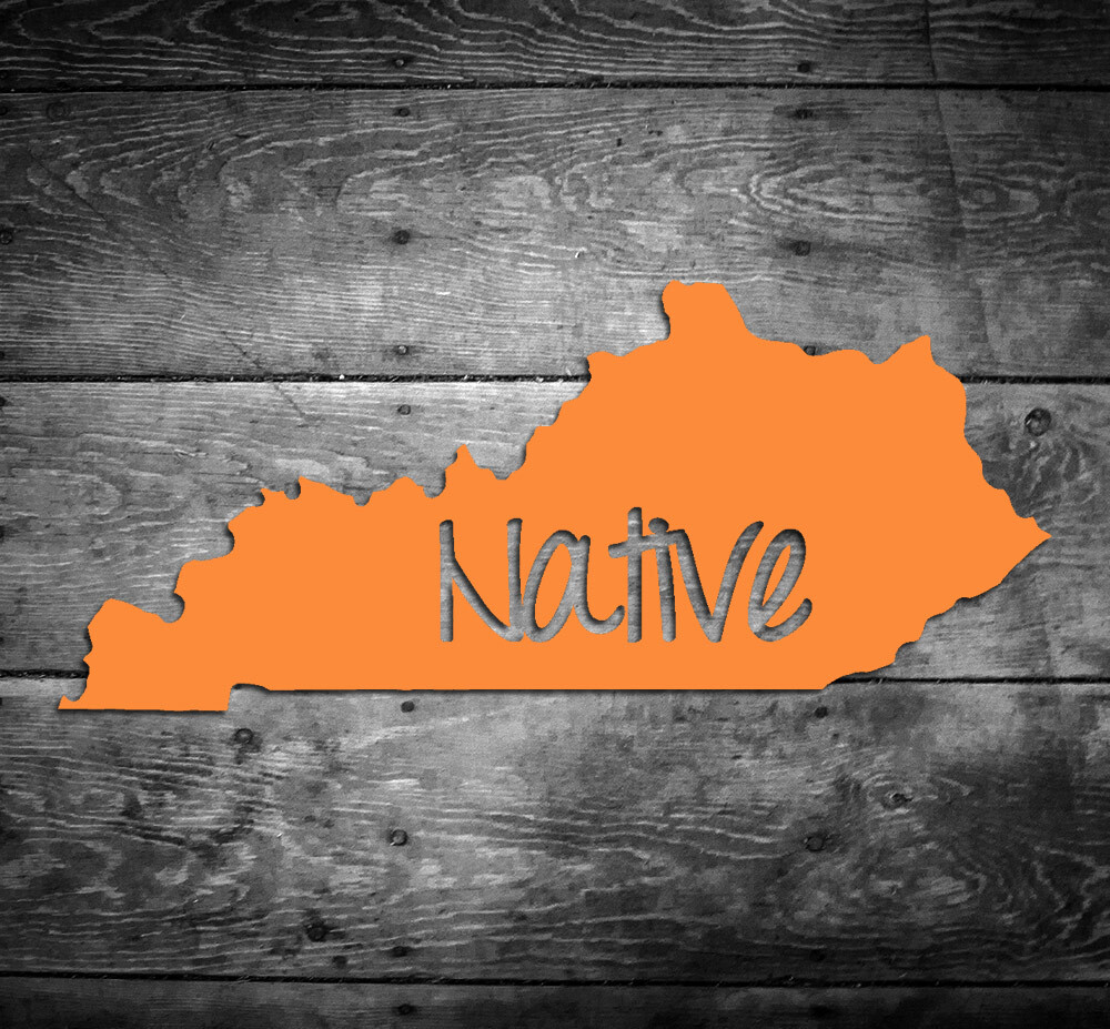 Kentucky Native Vinyl Sticker Car Window Door Bumper Decal Pride Home KY
