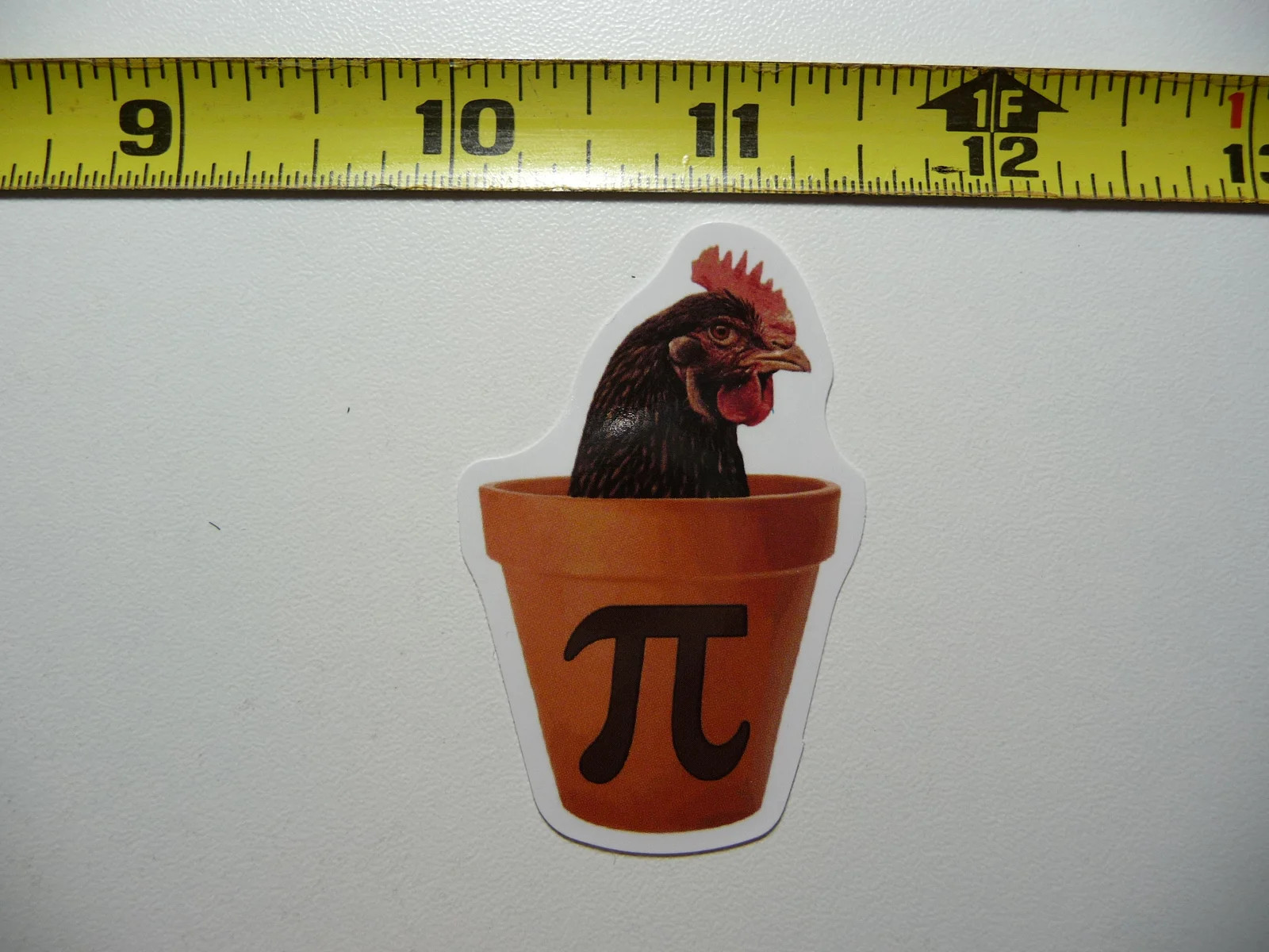 MATH ROOSTER CHICKEN PI SMALL STICKER DECAL SCHOOL TEACHER PROFESSOR MATHMATICS