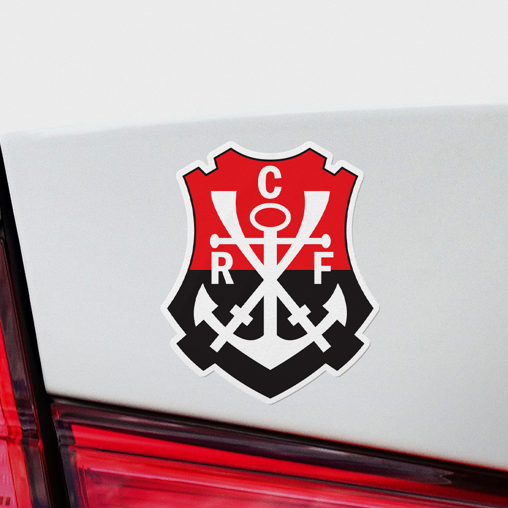 (4 Pack) Flamengo Brasil Vinyl Sticker Decal Calcomania Adesivo Clube Rio