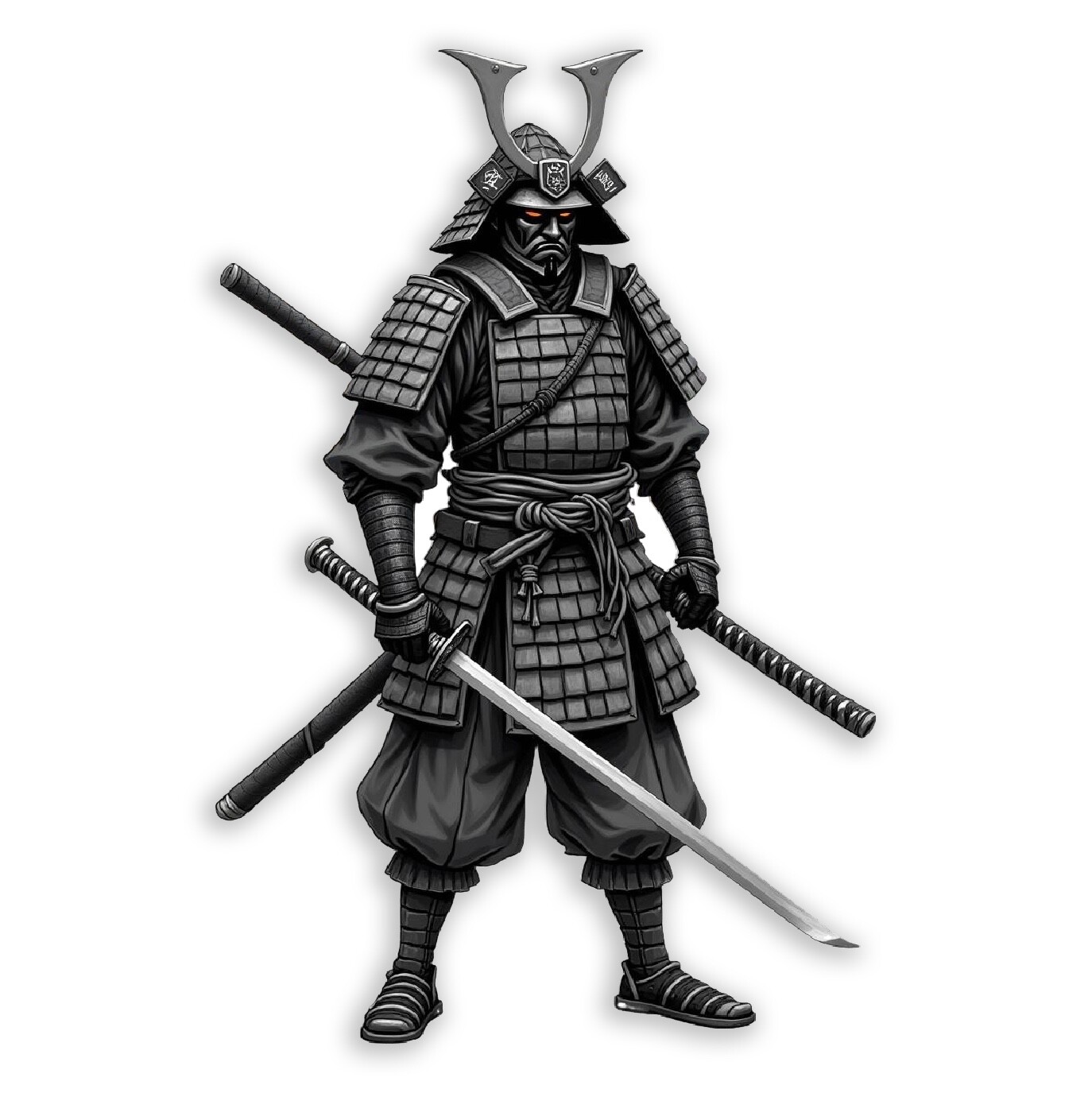 Samurai Sticker Shogun Japan Ronin Japanese JDM Car Bumper vinyl decal Katana