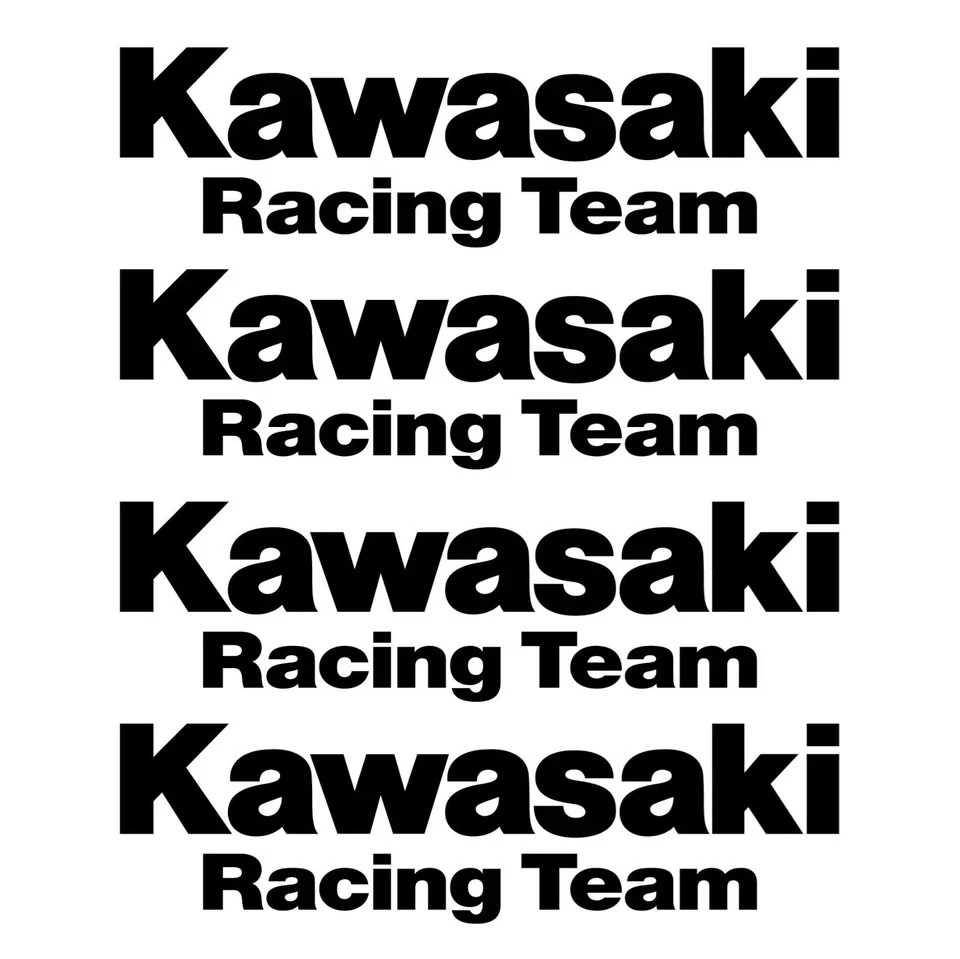 Kawasaki Racing Team Decal Stickers for Kawasaki Motorcycles zx9 zx6r zx10r