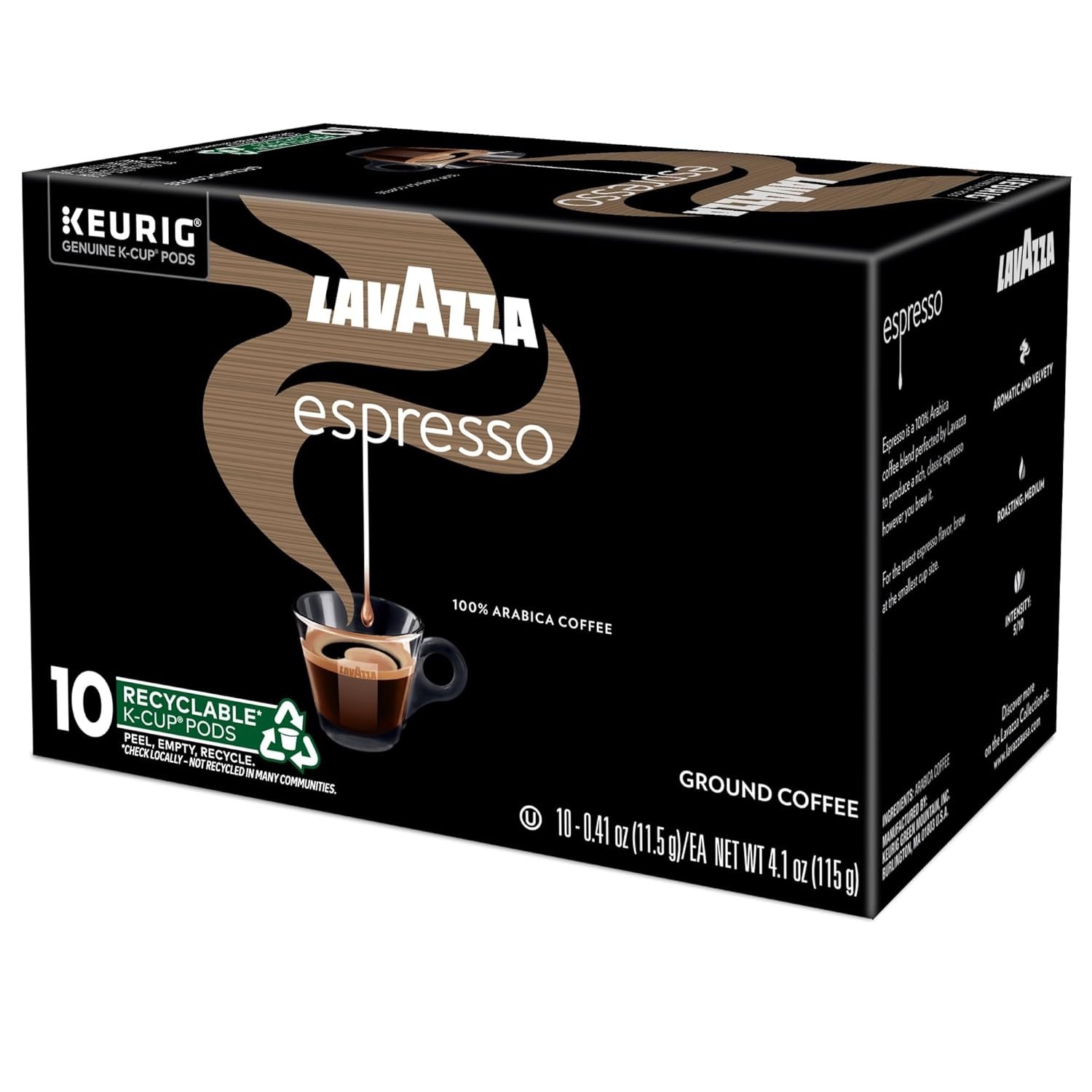 Espresso, Single-Serve Keurig K-Cup Pods, Medium Roast Coffee, 60-Count