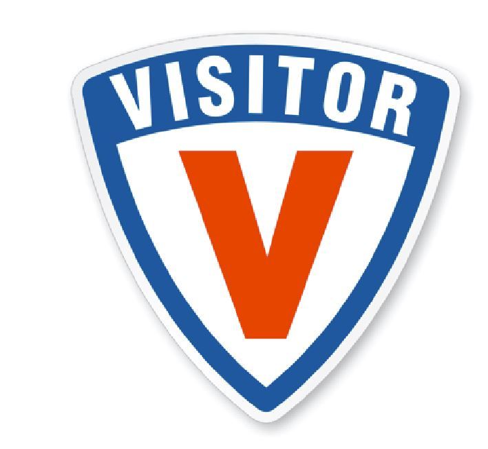 Visitor Hard Hat Decal Hard Hat Sticker Helmet Safety H191