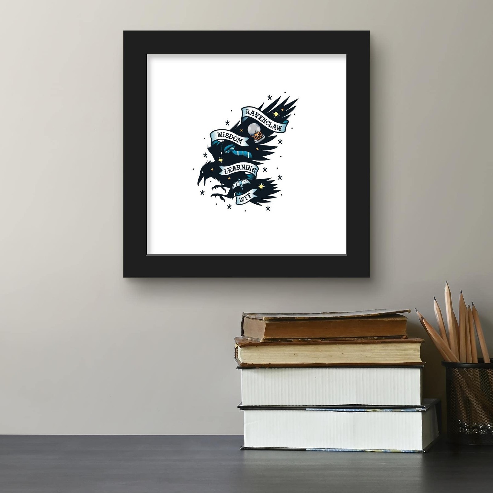 Trends International Gallery Pops Harry Potter – Ravenclaw Tattoo Art Wall Ar…
