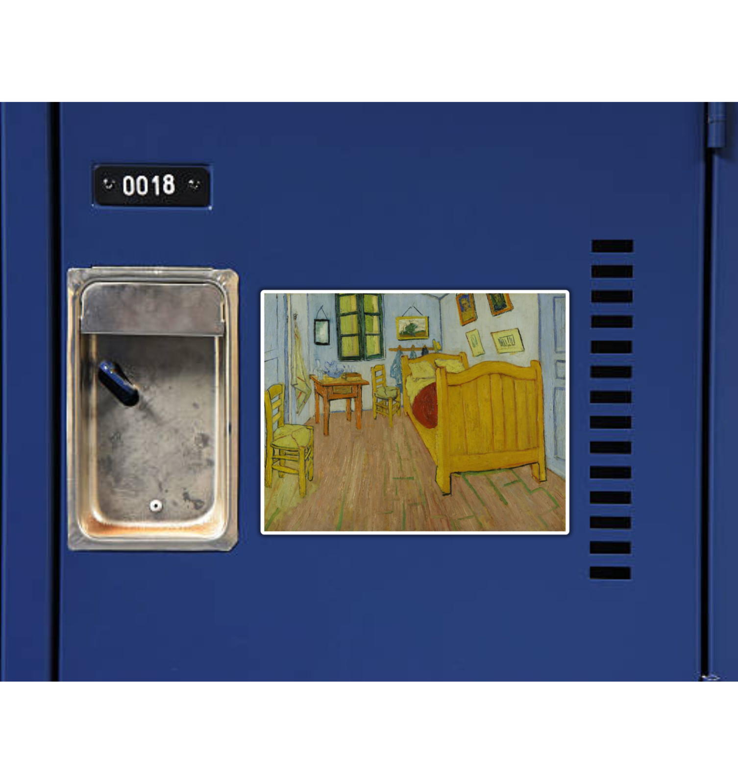 The Bedroom at Arles Vincent Van Gogh Fridge Magnet or Laptop Sticker