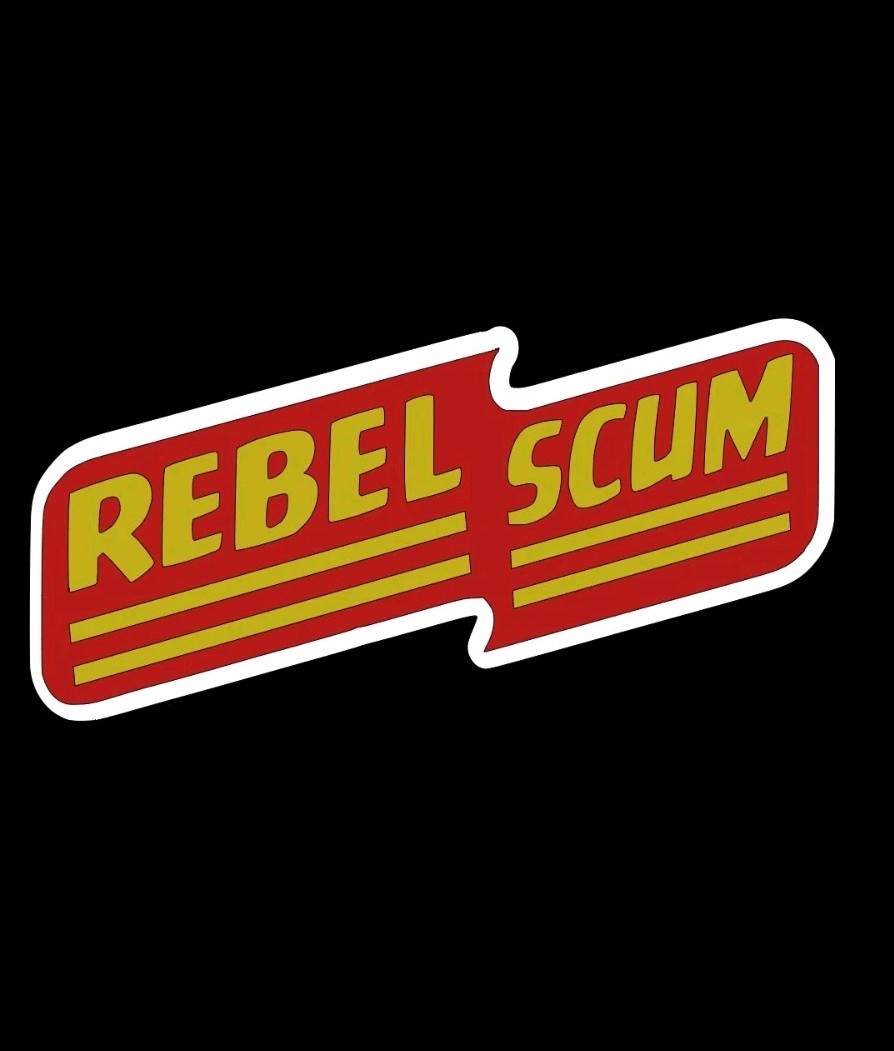 Vintage Rebel Scum Star Wars Inspired Retro Vinyl Sticker – Vader, Solo 6×3 Inch