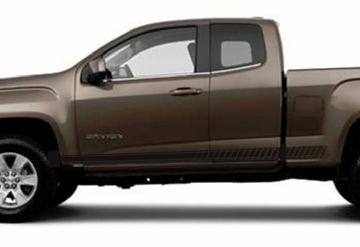Strobe Rocker Panel 3M Vinyl Sticker Graphic Decals Stripe 2015 GMC Canyon
