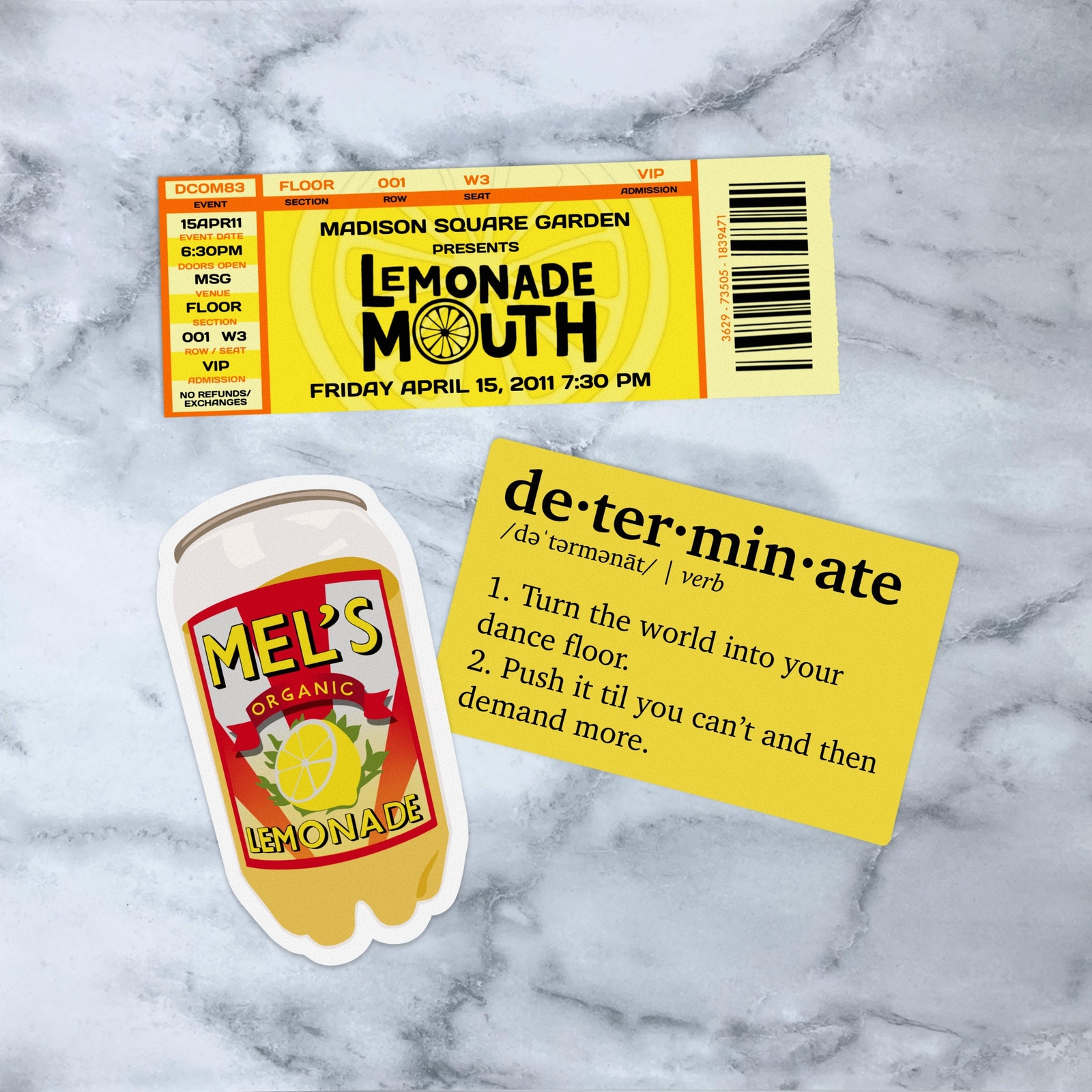 Lemonade Mouth Sticker