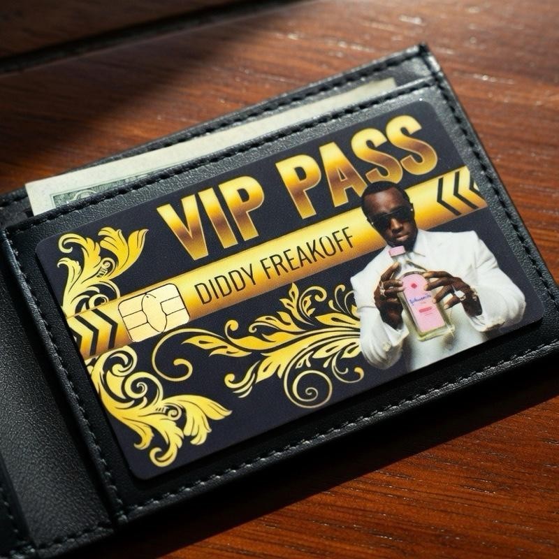 Diddy VIP Credit Debit Card Skin Cover Sticker Chip Funny Decal – 2 Pack