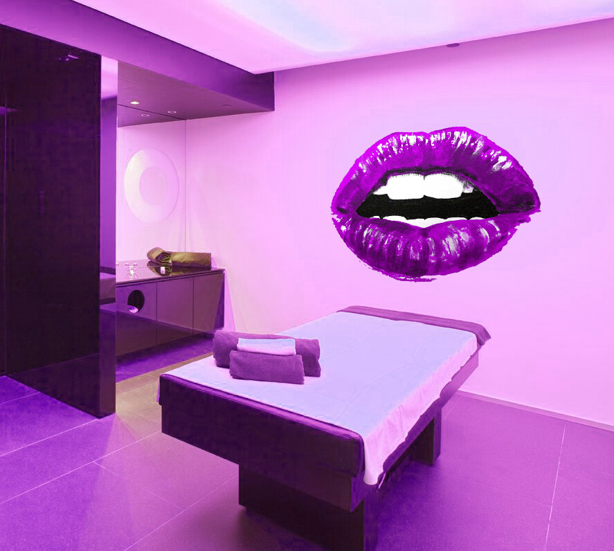 Lips Sticker Mouth Wall art Lips Fashion Decal for car Kiss
