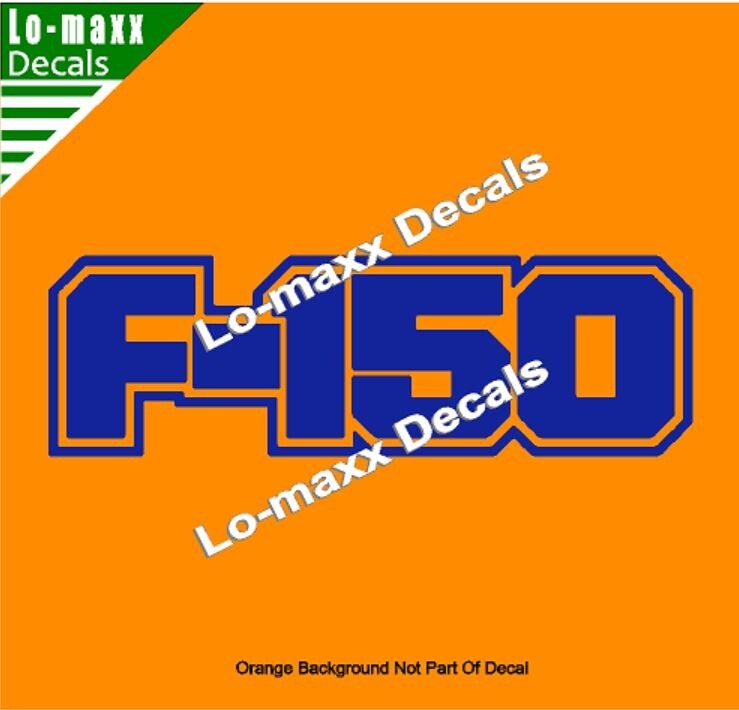 Ford F-150 Custom Lettering Graphics High Performance Die Cut Vinyl Decal