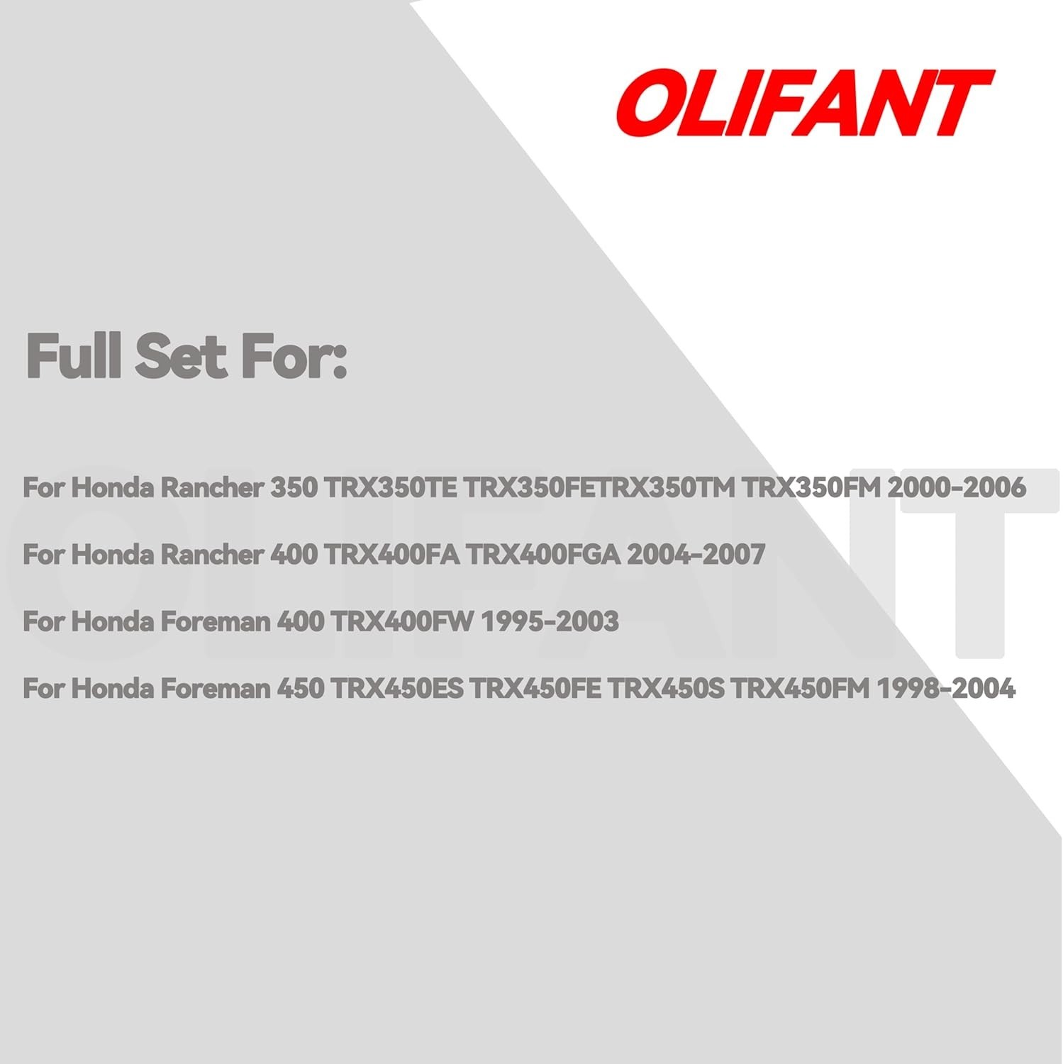 Brake Shoes for Honda Rancher 350 (2000-06) / Rancher 400 (2004-07)