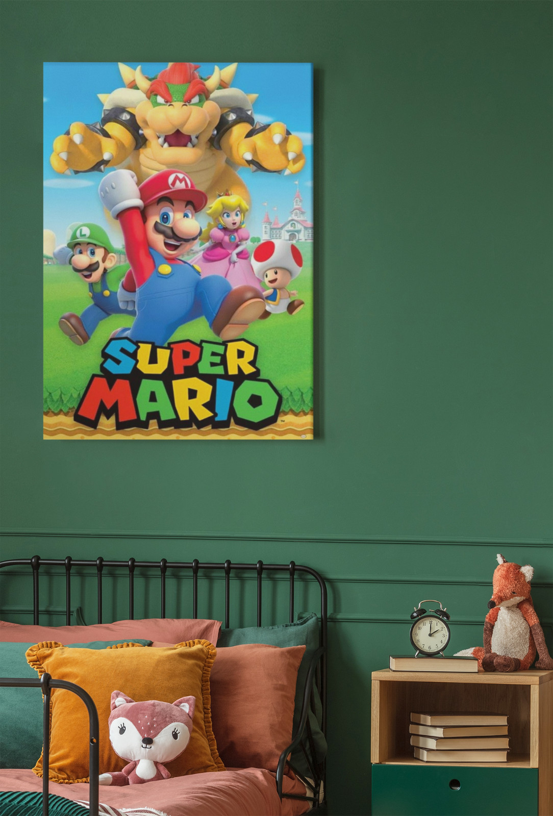 SUPER MARIO Wall Vinyl Decal Poster Graphic Print Removable Adhesive Backing