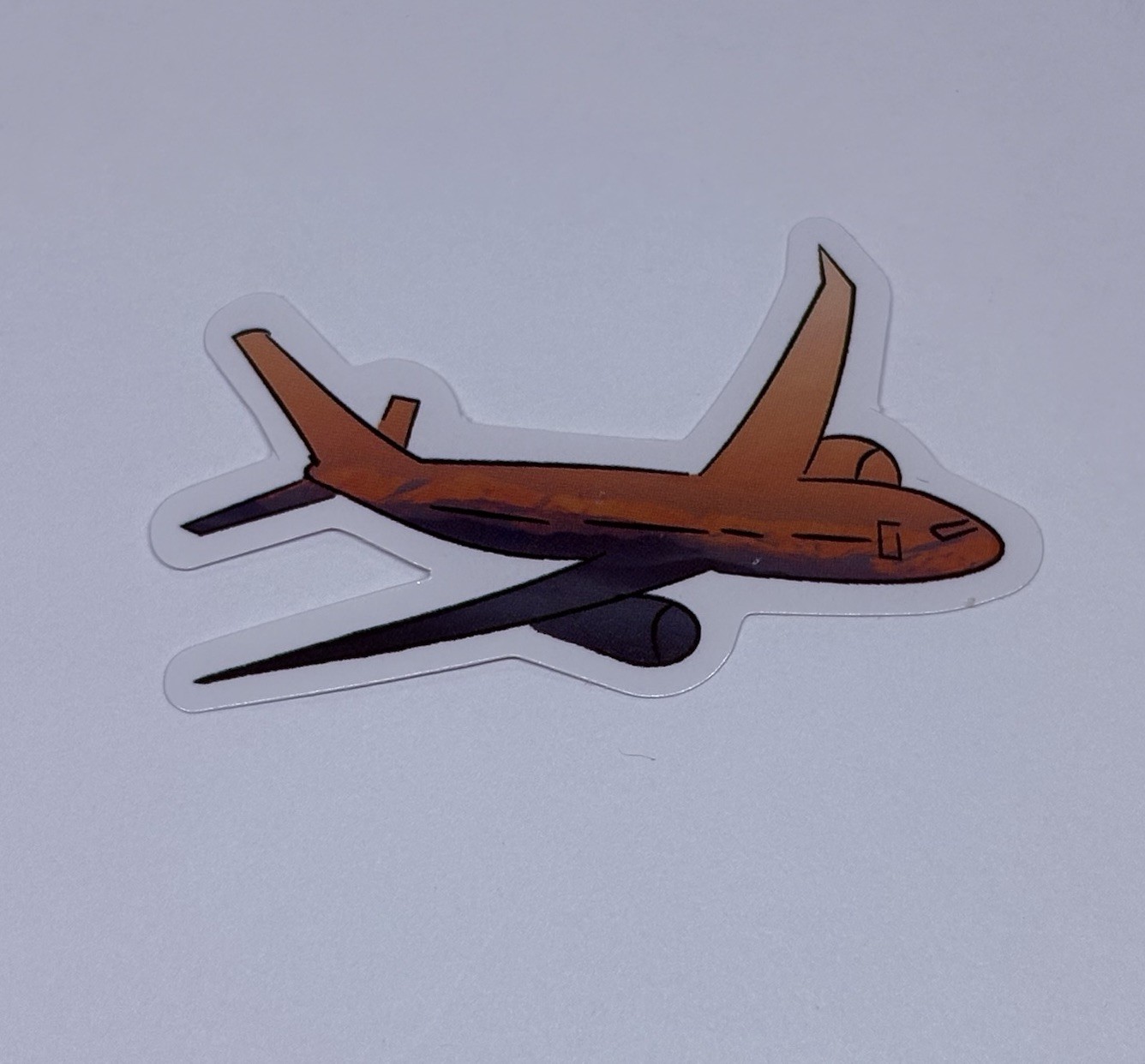 Airplane Private Jet Sticker Travel City Tour Art Decal Vinyl Souvenir Tc9