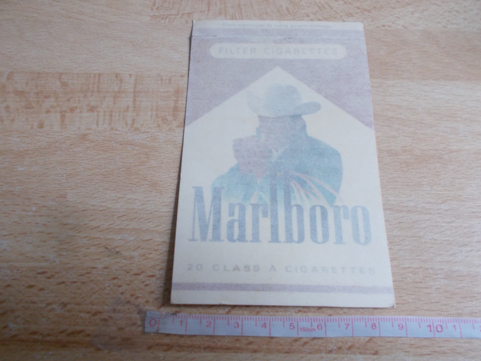 Sticker Of Rack Double Face Vintage Marlboro