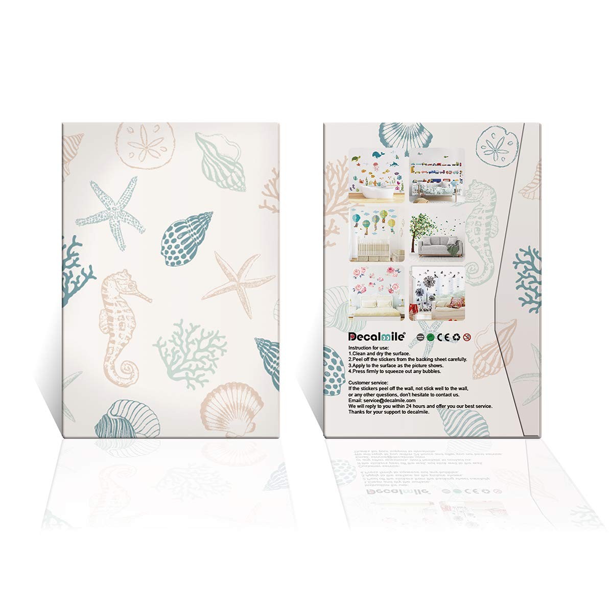 Hanging Vine Wall Decals Evergreen Ivy Leaves Wall Stickers Bedroom Living Ro…
