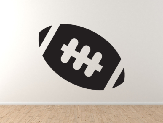 Sports Icon – Football Basic Cartoon Style – Vinyl Wall Decal