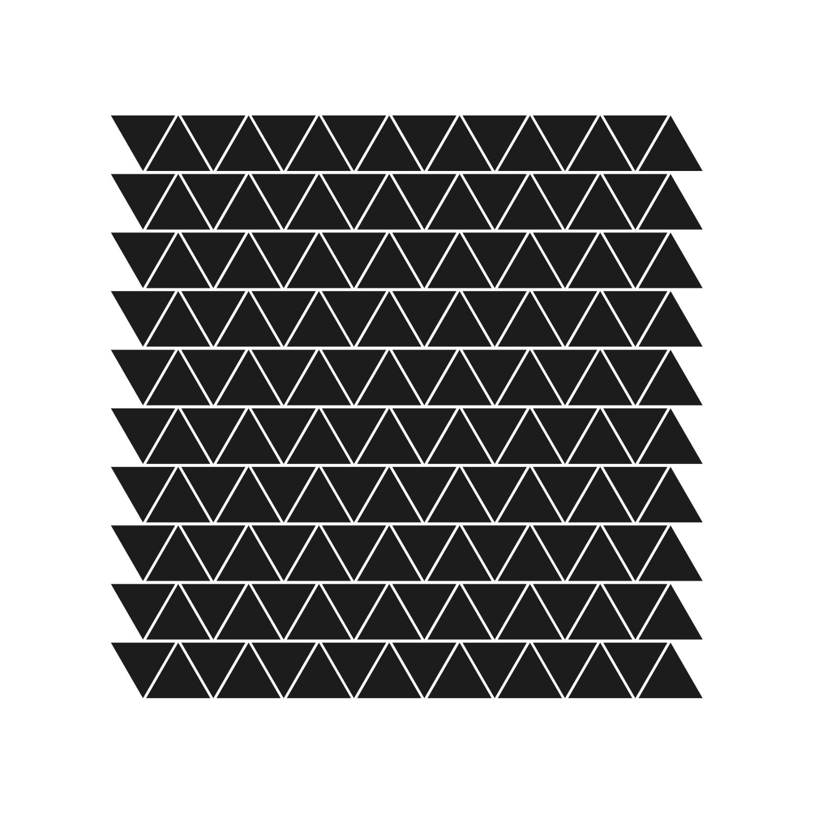 Grid of Triangles 152 hexagons Vinyl Decal Car Laptop Sticker