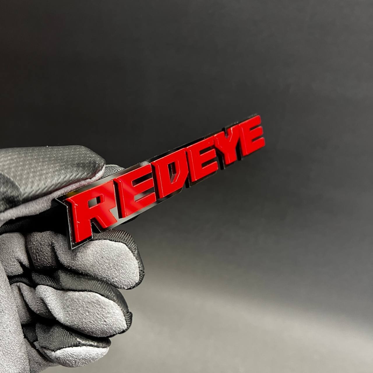 1PC REDEYE Custom 3D Text Car Badge Fender Emblem Tailgate Toolbox Decal