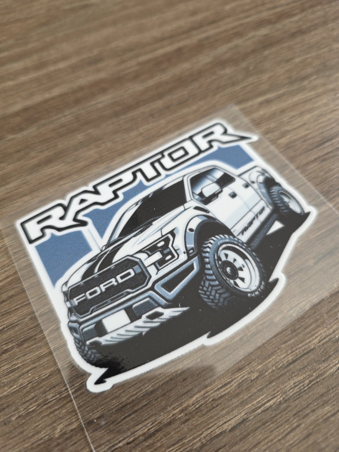 Ford Raptor High Quality Water Proof Raised UV DTF Decal 4in