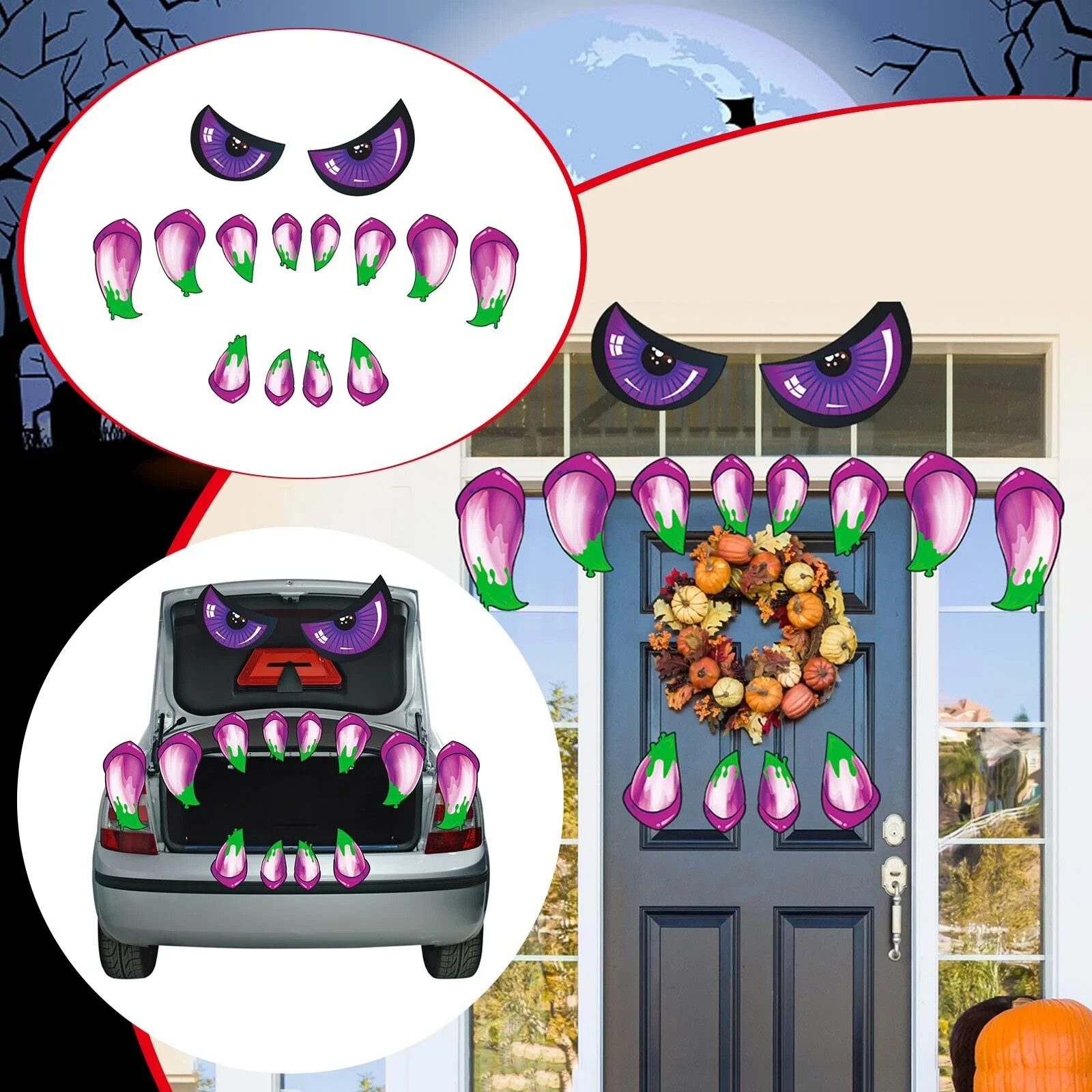 Garage Festive Door Wall Decorative Kits Car Arches Entrance. Tape not Included