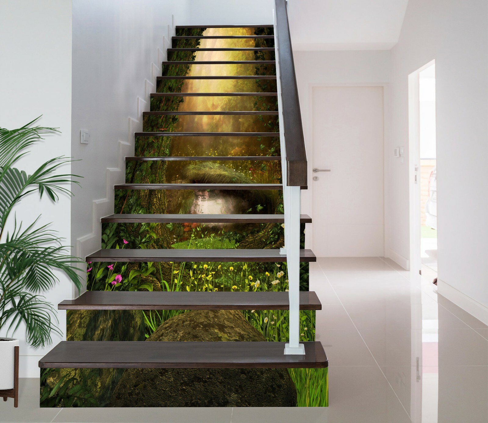 3D Forest Grass NA527 Stair Risers Decoration Photo Mural Decal Wallpaper Fay