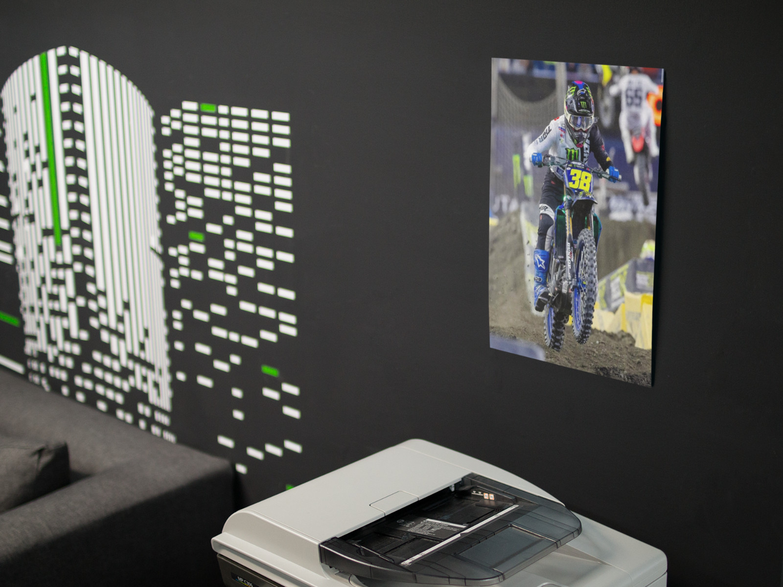 Haiden Deegan Supercross Racing Wall Vinyl Decal Poster (Removable Adhesive)