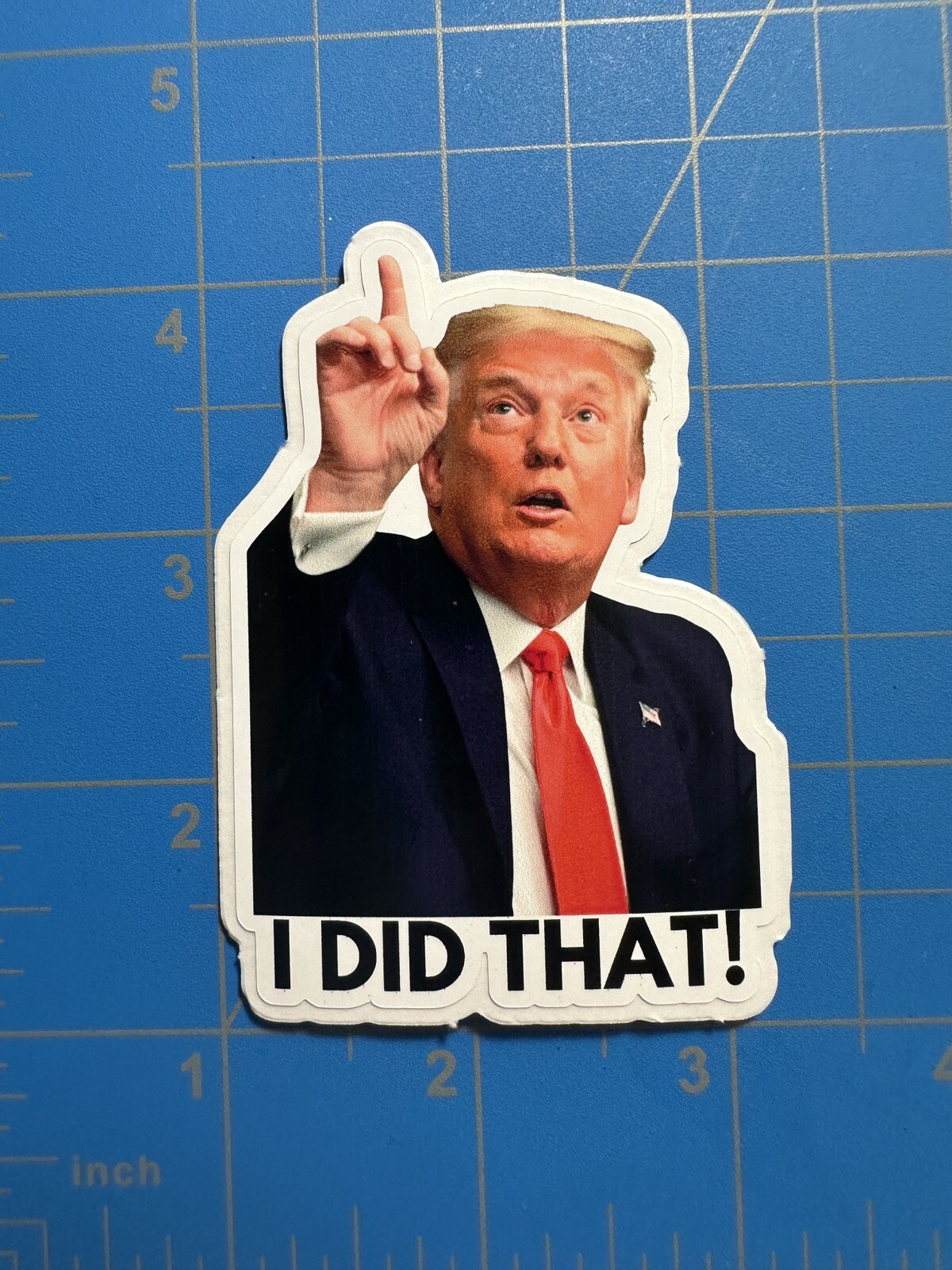 Donald Trump I DID THAT Stickers Decals Car Grocery Price Gas Pump Station 2"
