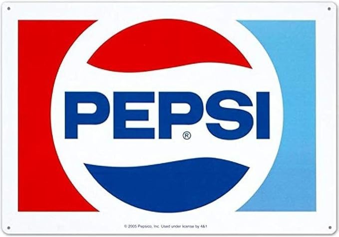 Square Pepsi Logo Sticker Decal Laptop Wall Mirror Cup Tumblr Locker