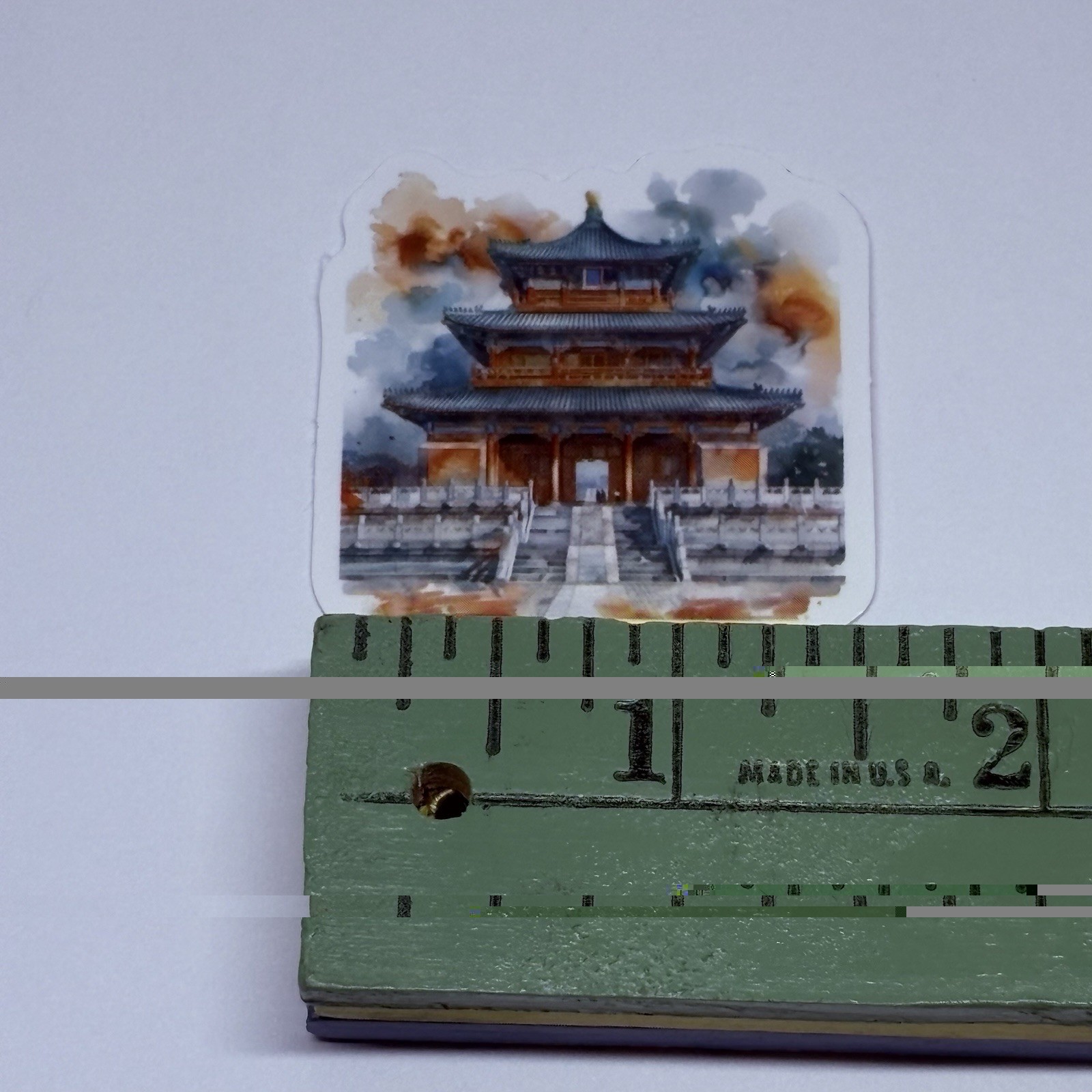 Forbidden City Beijing Sticker China Travel City Art Decal Vinyl Paint Style Tc9