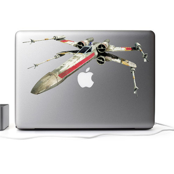 X Wing Star Wars Wall Decal Star Wars Ships Wall Graphic Stickers Decals, b15