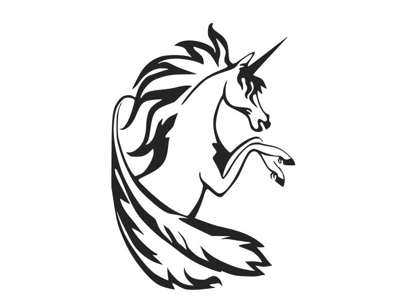 PEGASUS Vinyl Decal Car Wall Window Sticker CHOOSE SIZE COLOR