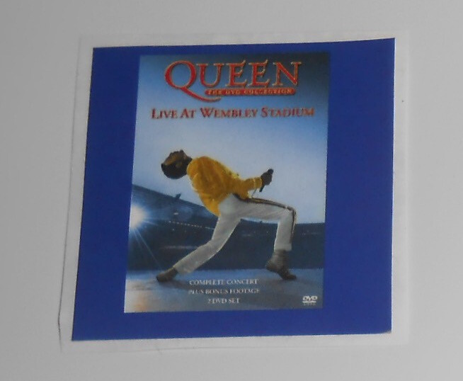 Queen Live at Wembley Small Sticker (square) 1.5×1.5 Freddie Mercury