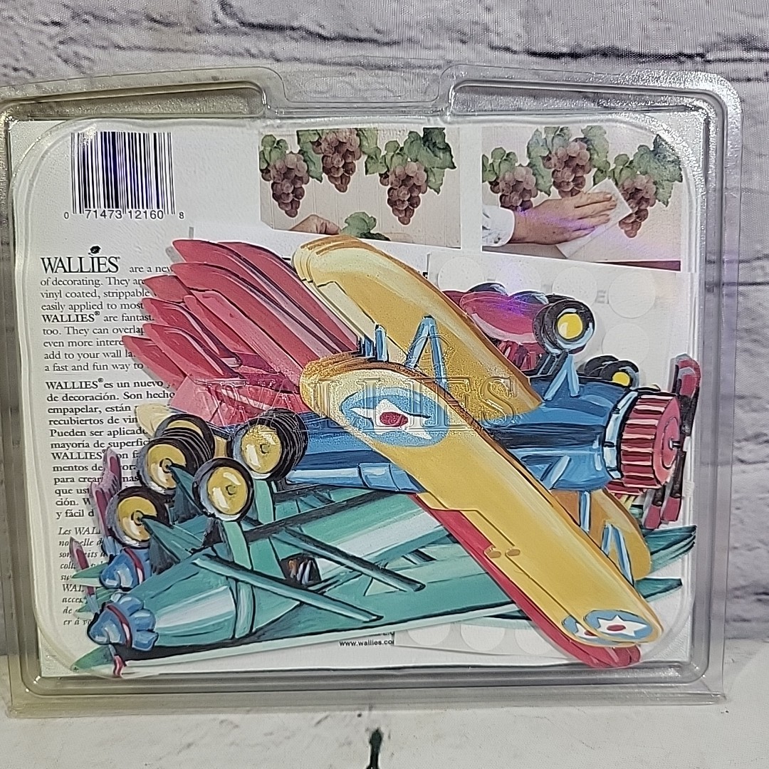 Wallies Wallpaper Cutouts Lot Of 2 Packs Train Trucks Airplanes Wall Decals