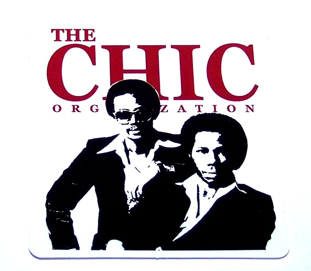The CHIC Organization – Logo Cut Sticker Decal Band Music Nile Rodgers & Edwards