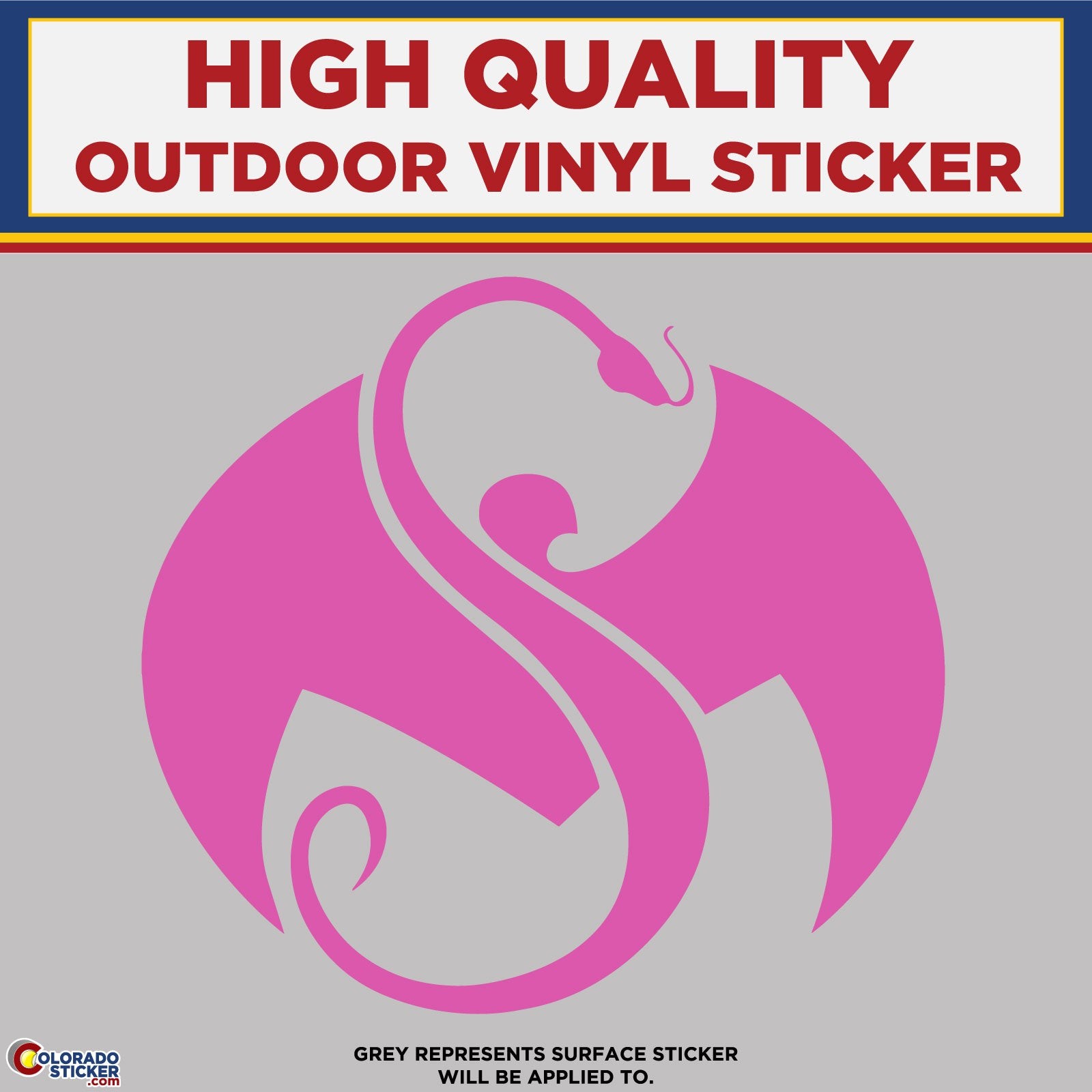 Strange Music Snake & Bat , High Quality Die Cut Vinyl Sticker Decal